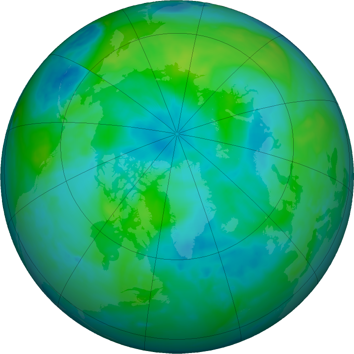 Arctic ozone map for 15 September 2022
